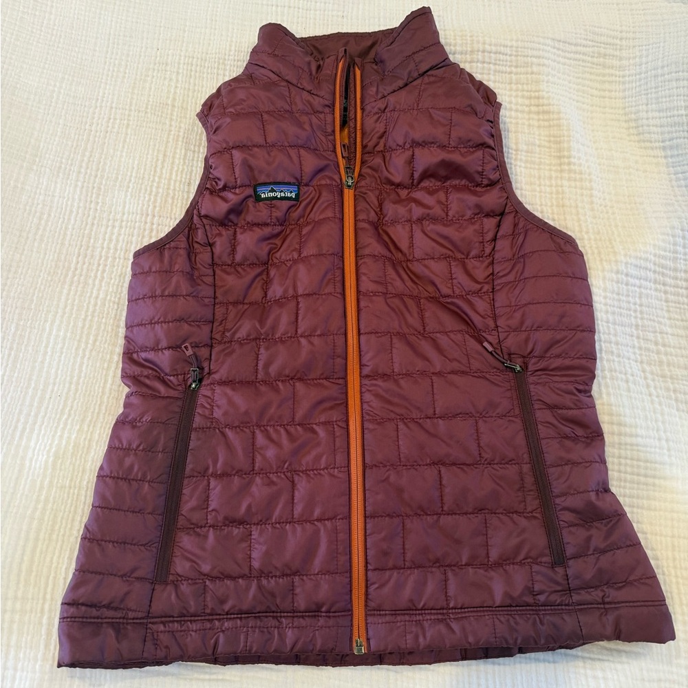Patagonia Maroon Quilted Vest